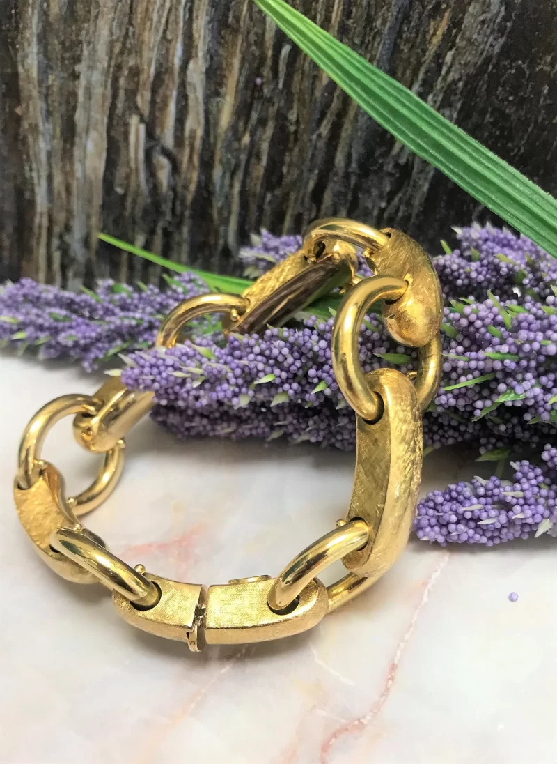 One of a kind Solid 18k Gold Bracelet by Annaratone & Magyary Italian Designer